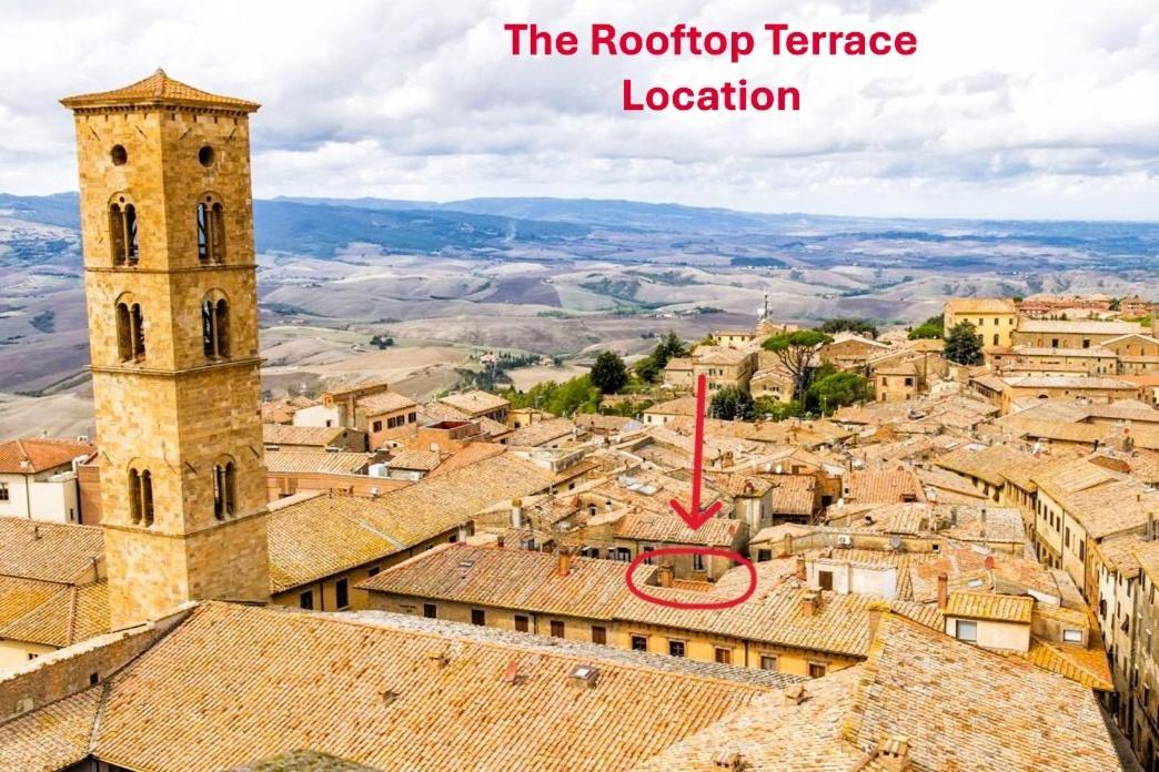The Walkable Volterra Rooftop Suite Kültér fotó